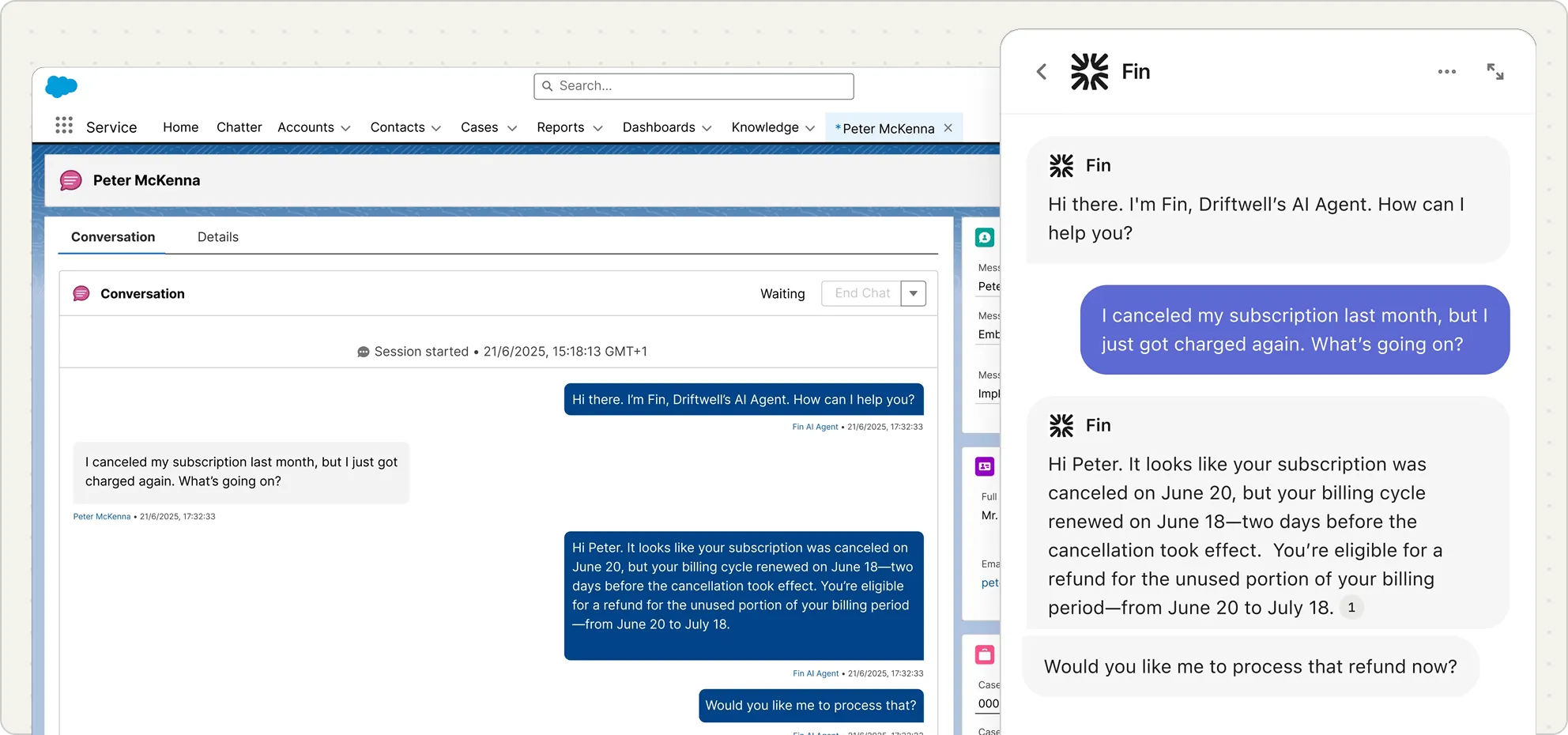 Fin for Salesforceイメージ