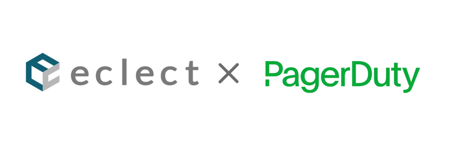 eclect × pagerduty ロゴ